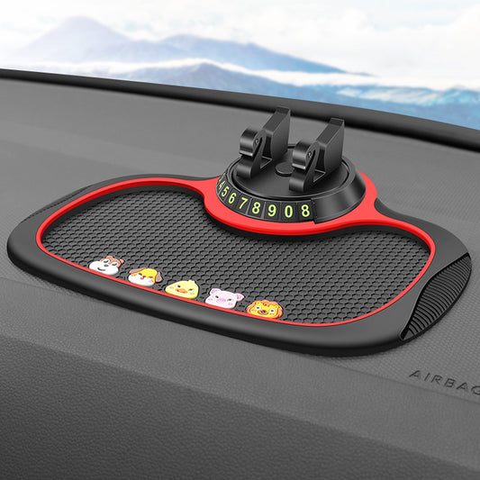 Car Accessories Dashboard Mobile Phone Bracket Anti-slip Mat Vehicle dealsniper-net Black One size