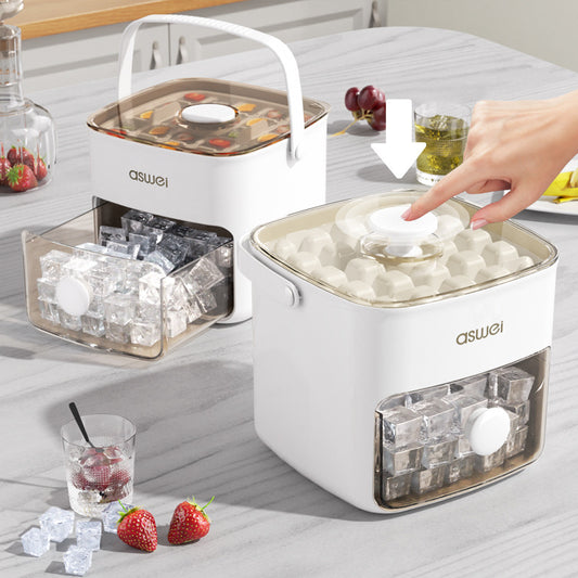 Large Capacity Ice Storage Household Food Grade Pressing Kitchen Gym From House