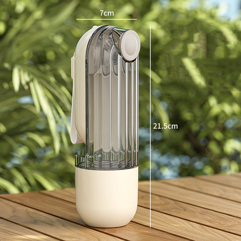 Pet Portable Cup Portable Walking Dog Pets Products Pets DealSniper.net Beige