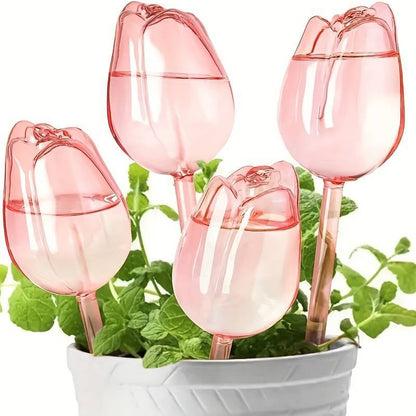 Pink Tulip Plant Watering Balls Suitable For Indoor And Outdoor Plants Garden Gym From House