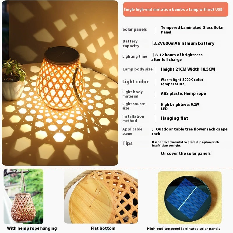 Outdoor Solar Lantern Lights Waterproof High Brightness Outdoor DealSniper.net Style 1