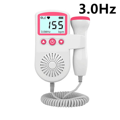 Fetal Heart Rate Monitor Home Pregnancy Detector Health dealsniper-net Pink 3.0Hz