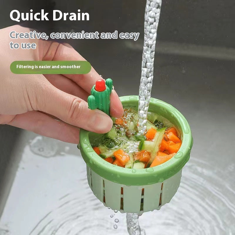 Cactus Sink Drain Strainer Press Automatic Dumping Basket House Gym From House
