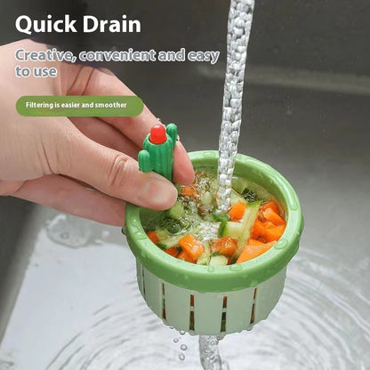 Cactus Sink Drain Strainer Press Automatic Dumping Basket House Gym From House