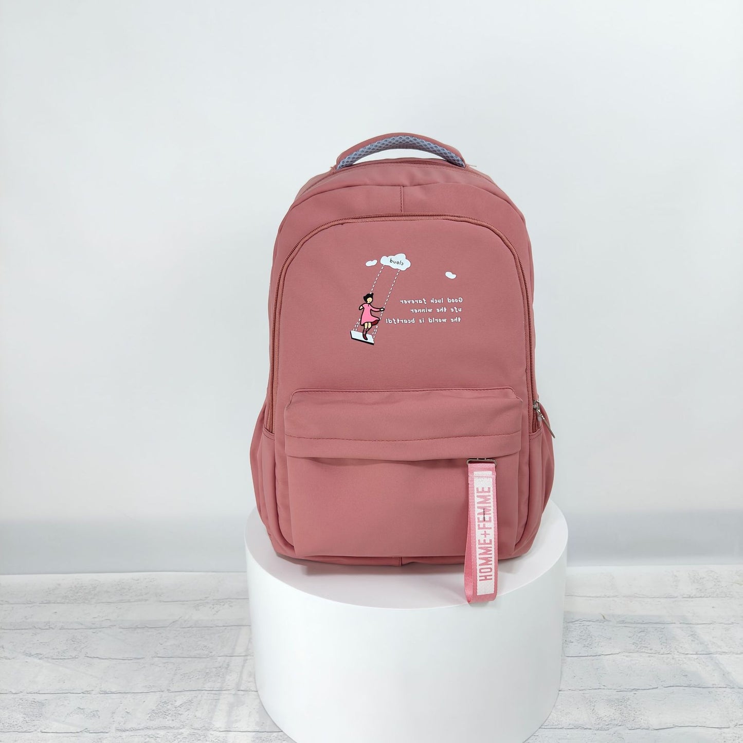 Schoolbag Fashion Casual Large Capacity Multi-functional Backpack Men DealSniper.net Red 2style 45x30x15cM