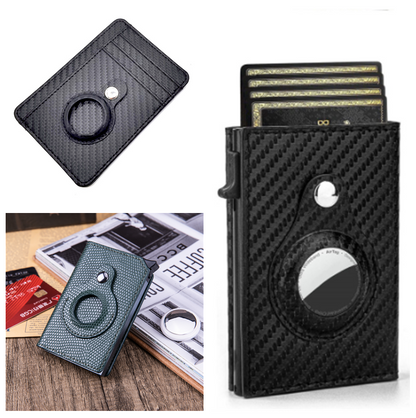 Rfid Card Holder Men Wallets Money Bag Male Black Short Purse