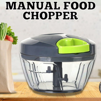 Hand Pull Chopper Vegetable Fruit Cutter Food Onion Veggie Dicer Slicer Kitchen Kitchen dealsniper-net