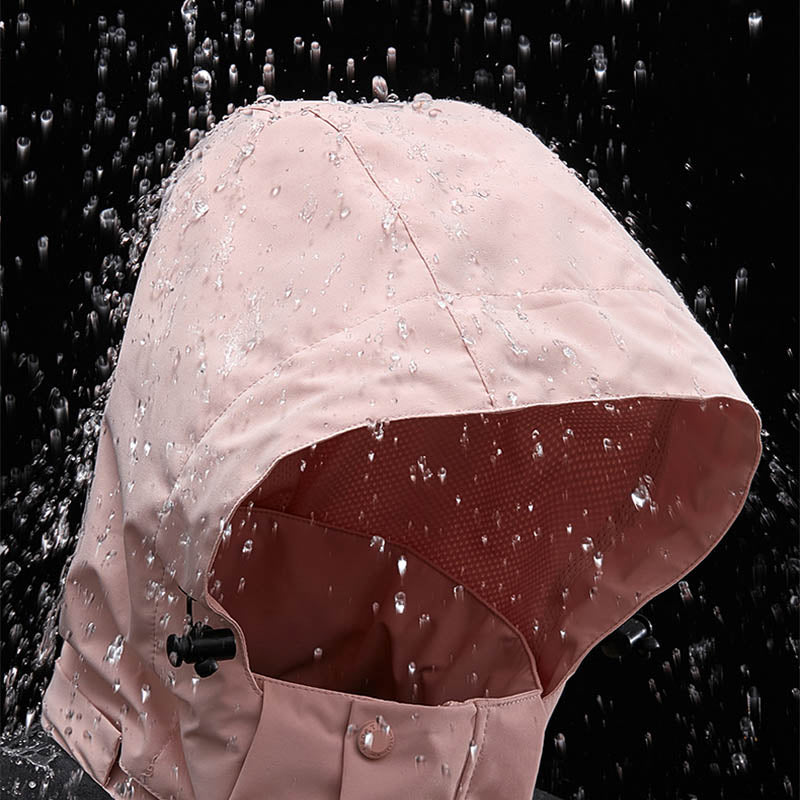 Hooded Windbreaker Unisex Fashion Color block Men DealSniper.net