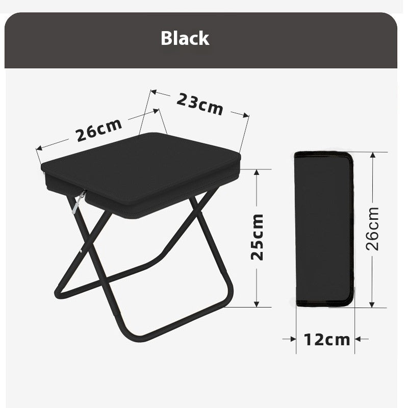 Camping Portable Pencil Bag Folding Stool Outdoor DealSniper.net