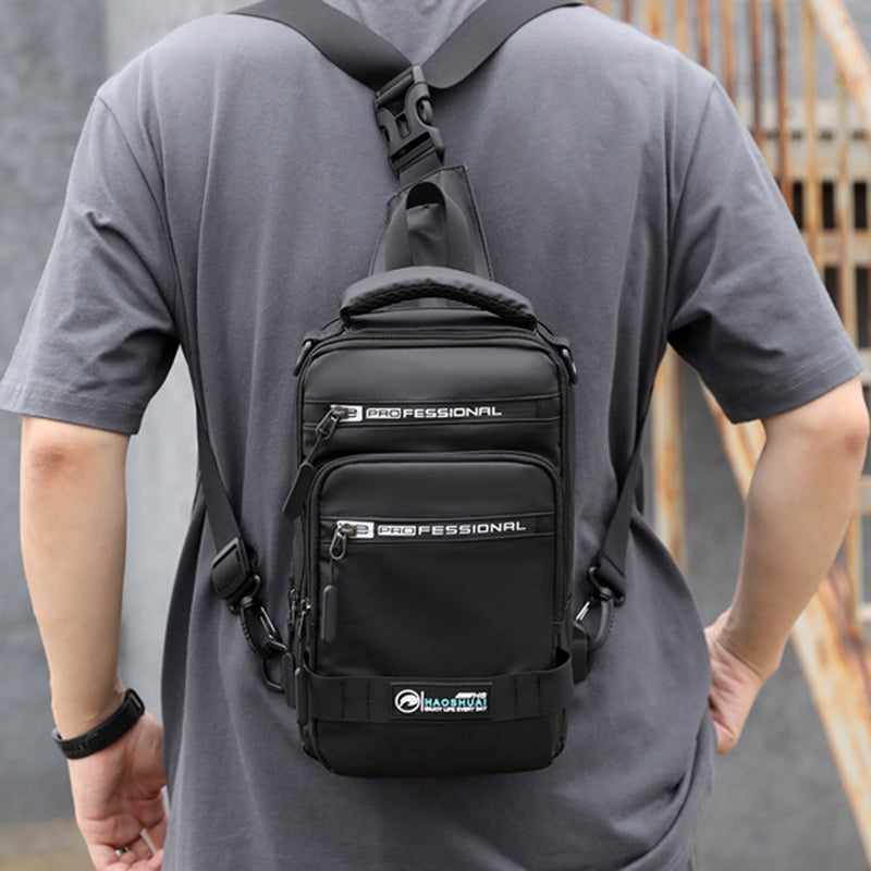 Multifunction Bags For Men Nylon Backpack Crossbody