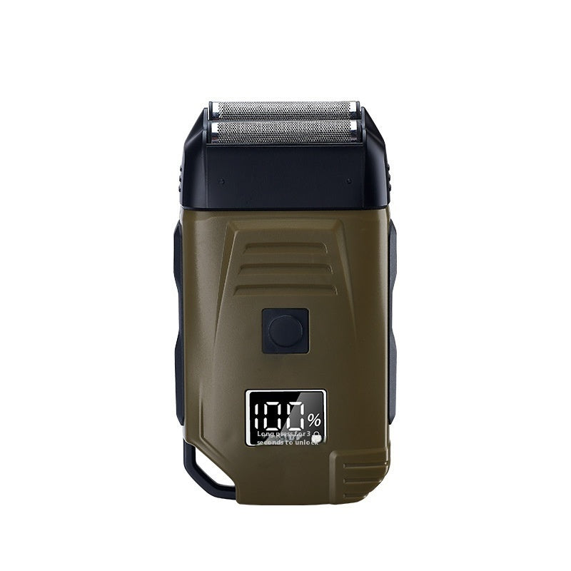 Reciprocating Shaver Electric Shaving Head Artifact Men DealSniper.net Army Green