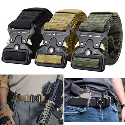 PREMIUM Men Casual Military Belt Tactical Waistband Rescue Rigger Nylon Belt USA Men dealsniper-net