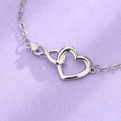 Heart-shape Bracelet Love Bracelet Gift For Girlfriend Valentine's Day Jewelry dealsniper-net