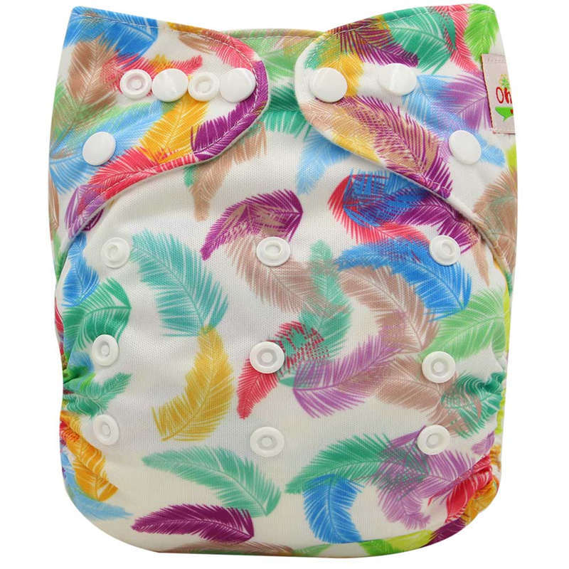 Washable Baby Cloth Diaper Breathable Diaper Pants 0-3 Years Old Kids DealSniper.net OB118 One size