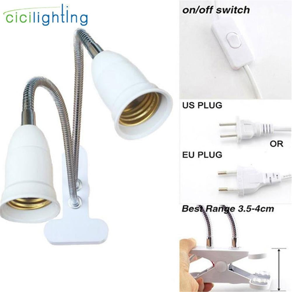 LED Grow Light 360 Degrees Flexible Desk Lamp Holder E27 House DealSniper.net