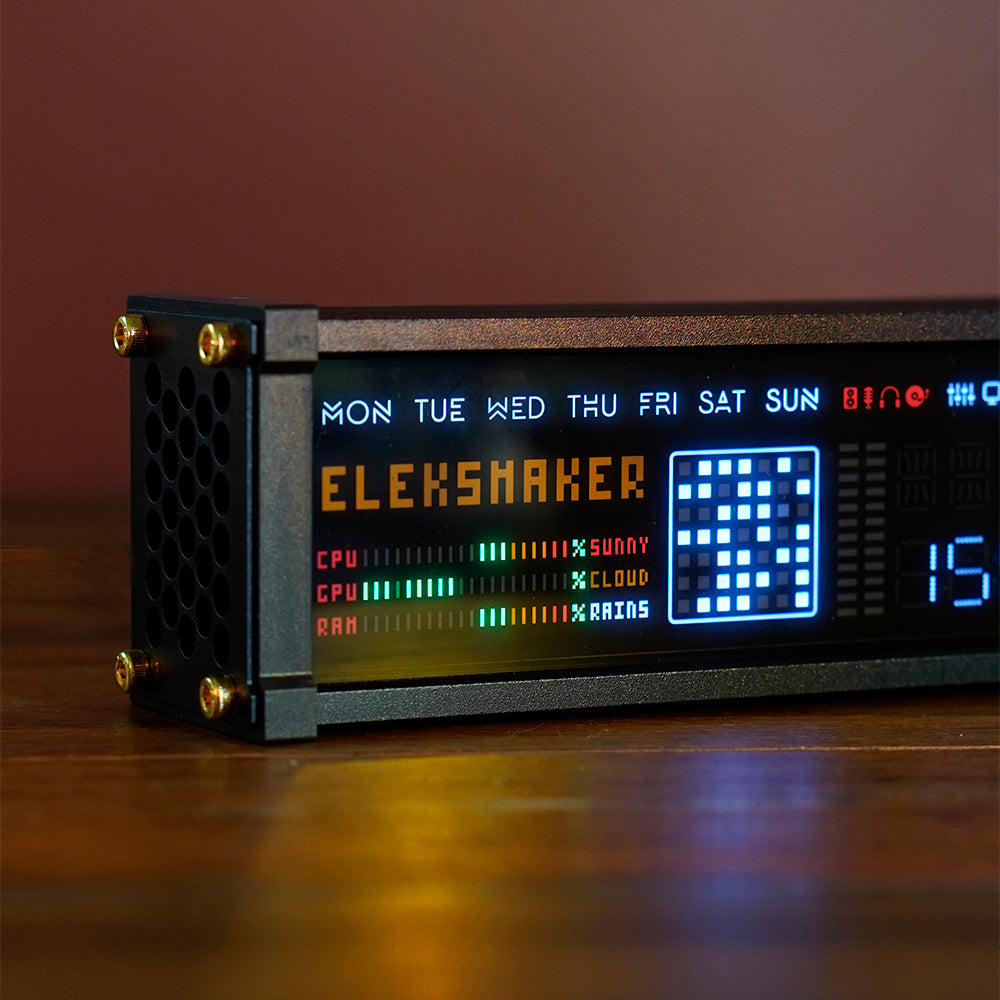 Creative Retro VFD Clock Electronic Time VFD Display Home Decor Gym From House