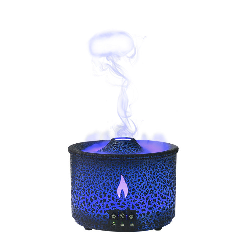 New Two-color Spray Ring Volcano Humidifier House Gym From House