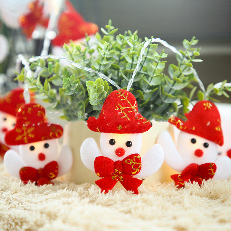 Santa Claus String Lights Christmas Tree Snowman Decoration Lights Holidays DealSniper.net 6 Style 1.5m10 lights