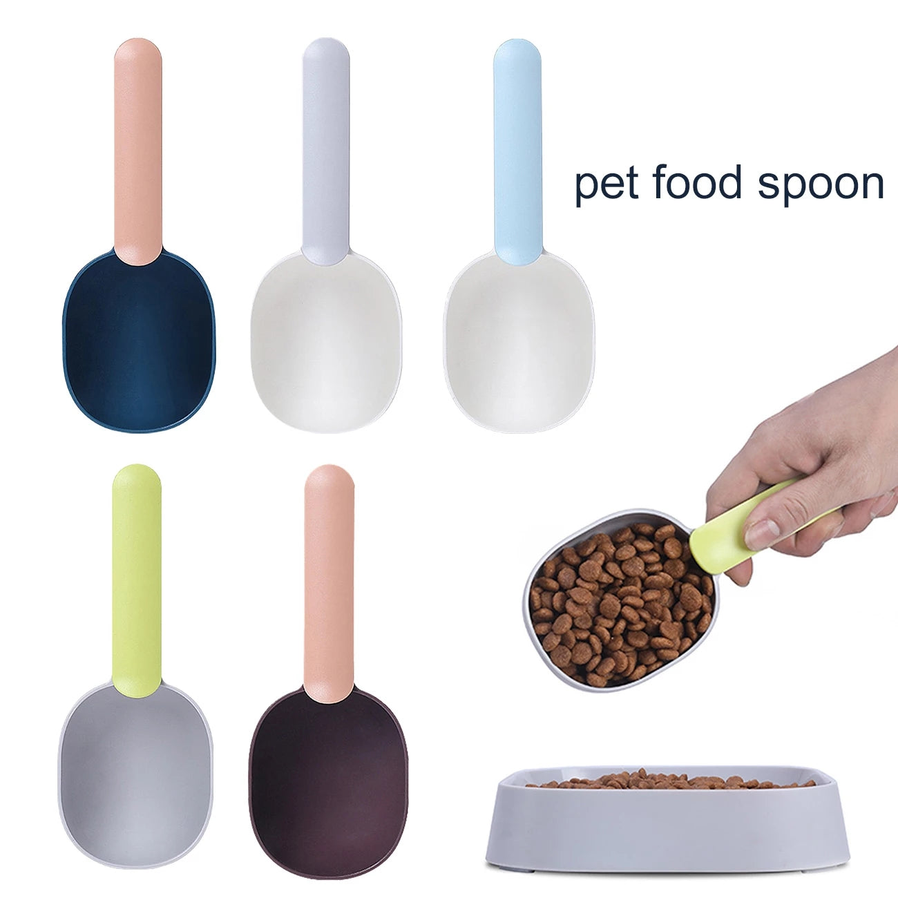 Pet Food Scoop With Ergonomic Bag Clip Handle Pets Gym From House