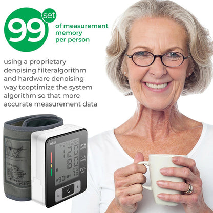 Wrist Blood Pressure Machine With Adjustable Wrist Cuff Beauty dealsniper-net