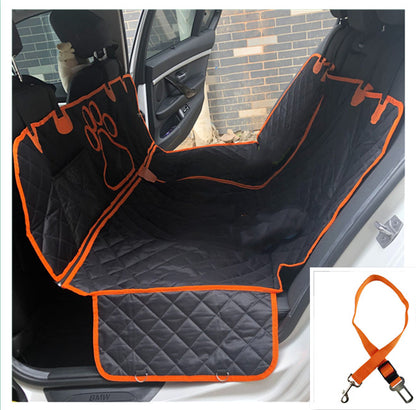 Grey Mesh Waterproof Pet Mat Quilted Cotton Dog Car Mat Pets Gym From House Yellow 137x150x22 with safety belt