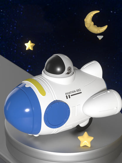 Boys And Girls Toys Gift Press Aerospace Warrior Inertia Kids dealsniper-net Press Rocket Model Car