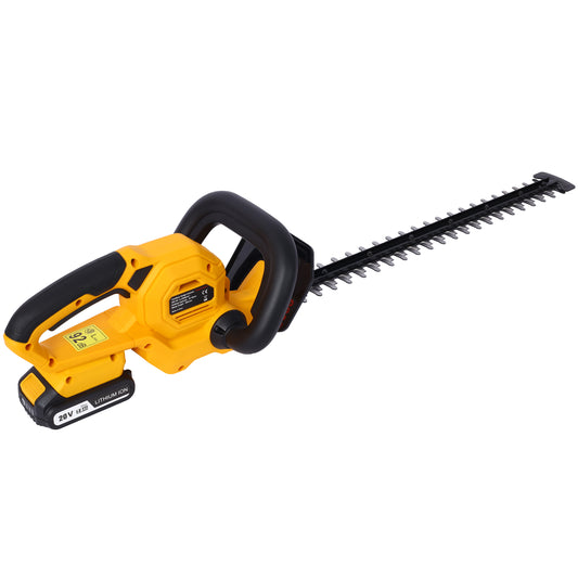 Plastic Wireless Hedge Trimmer Tools dealsniper-net YellowBlack