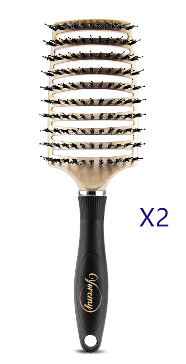 Hairbrush Anti Klit Brushy Haarborstel Women Detangler Hair Brush Bristle Nylon Scalp Massage Tangle Teaser Hair Brush Comb