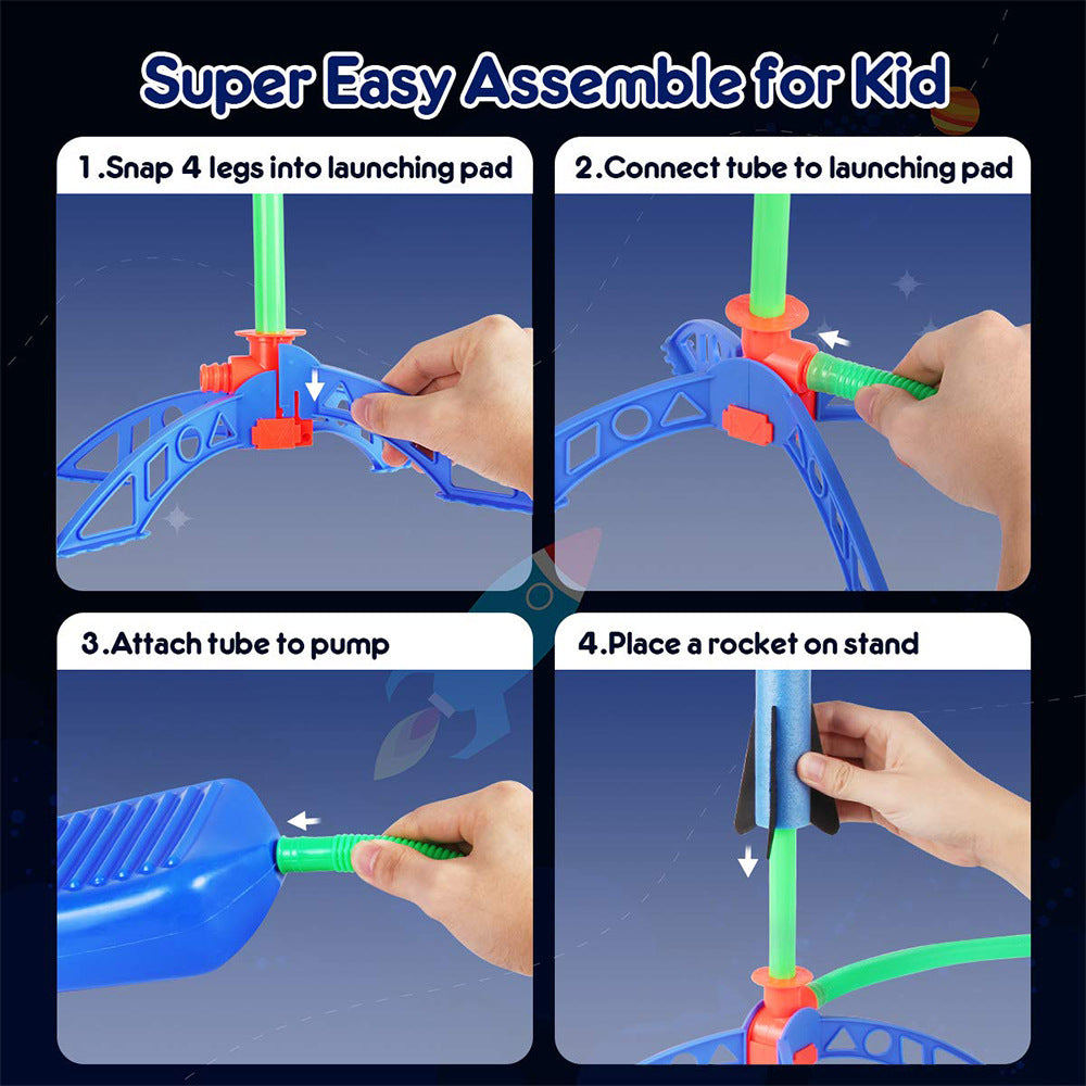 Children's Rocket Laucher Launching Toys Kids DealSniper.net