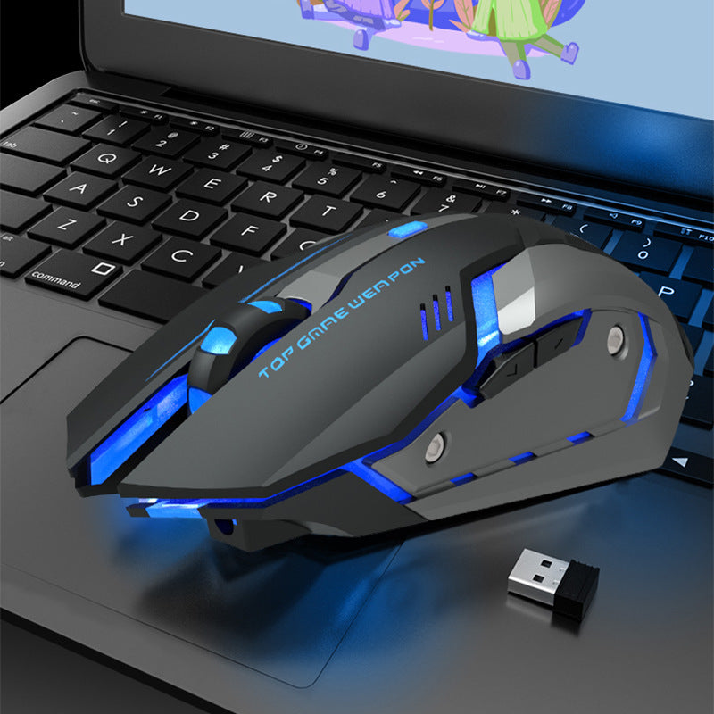 Wireless Charging Silent Gaming Mouse Machinery Electronics dealsniper-net