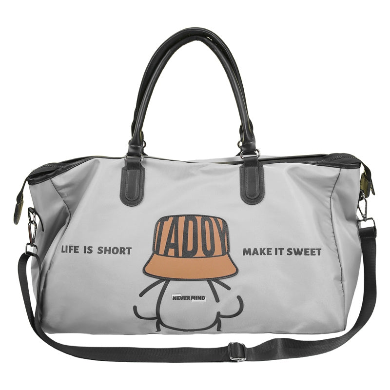 New Travel Bag Men's Large Capacity Dry Wet Separation Fitness Bag Sports dealsniper-net Gery
