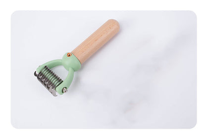 Fashion Personality New Pet Knot Comb Pets Gym From House Green Small