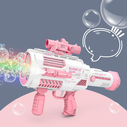 Bubbles Gun Kids Toy Rocket Soap Bubble Machine Guns Kids dealsniper-net