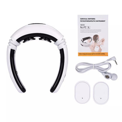 Electric Tens Unit Pulse Neck Massager Magnetic Pulse Beauty dealsniper-net