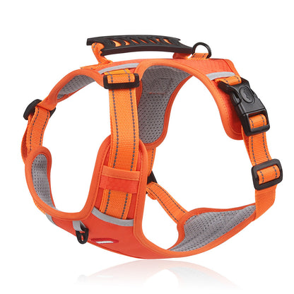 New Pet Chest Reflective Commuter Strap Pets Gym From House Orange L