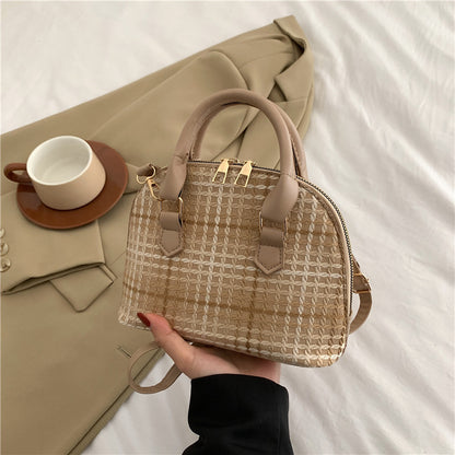 Fashionable Simple New Western Style Shoulder Messenger Bag Women Gym From House Khaki