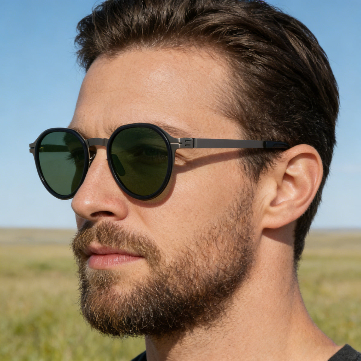 New Polarized Sunglasses For Driving, Round High-End Men's Women Gym From House
