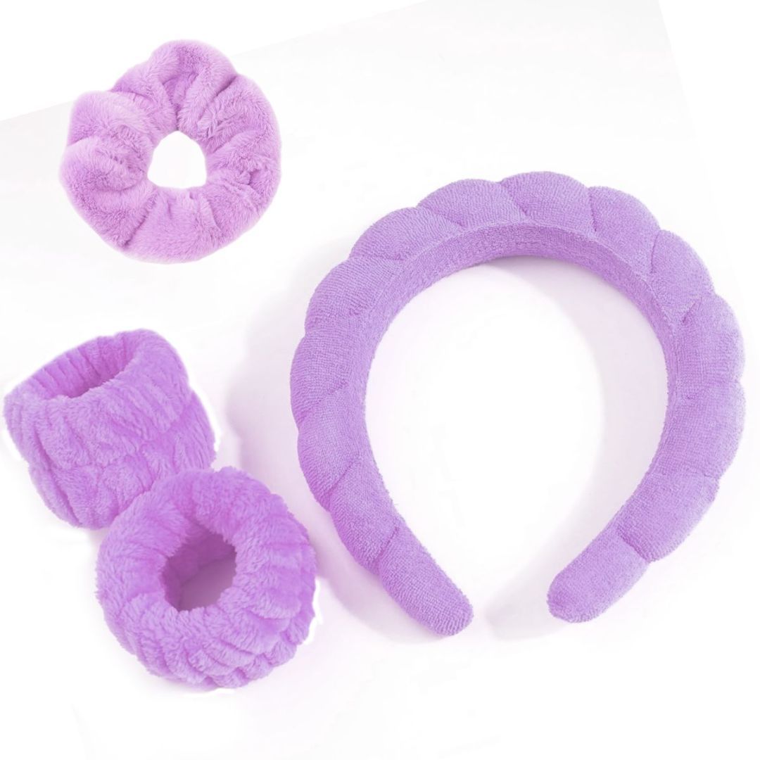 Purple Four-piece Headband Headband Headband