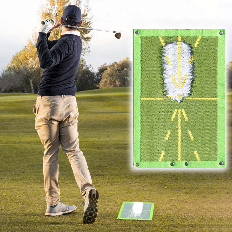 Portable Golf Training Mat For Swing Detection Batting Ball Trace Outdoor dealsniper-net