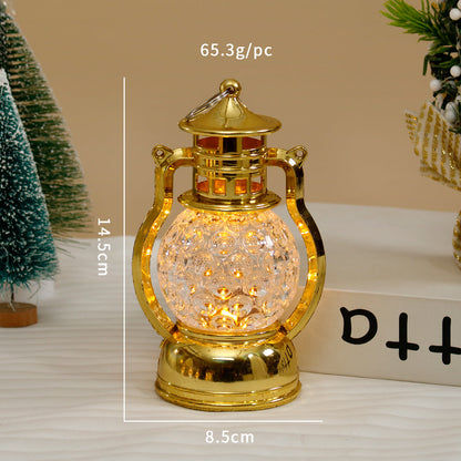 Creative Retro Small Oil Lamp Led Decoration Small Night Lamp Home Decor DealSniper.net Electroplated Gold