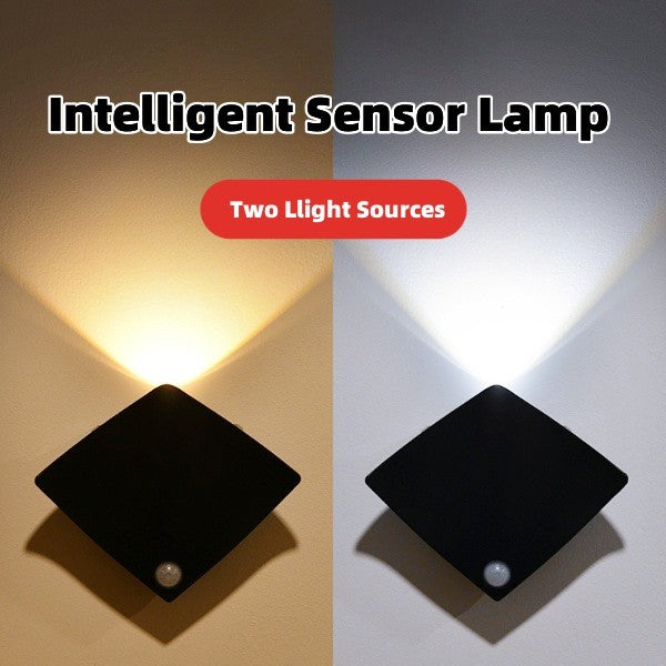 Wireless USB Rechargeable Decor Wall Lamp Human Body Sensing House DealSniper.net