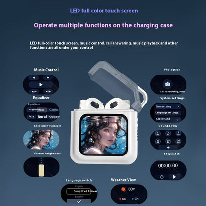 Intelligent Color Screen ANC Active Noise-reduction Electronics dealsniper-net