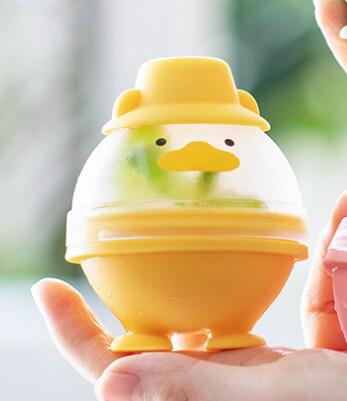 Whisky Ice Hockey Mold Silica Gel Food Grade Kitchen Gadgets Kitchen dealsniper-net Yellow