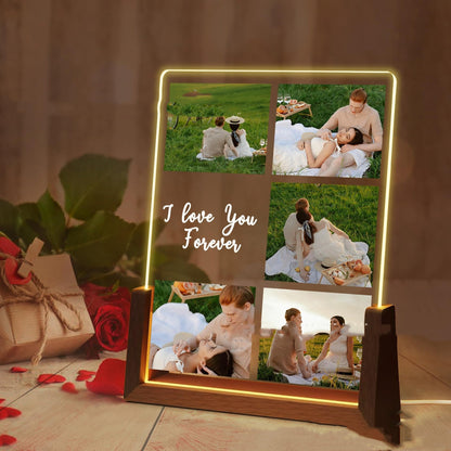 Small Night Lamp Mother's Day Photo Printing Decoration Home Decor DealSniper.net A9 Colorful Light USB