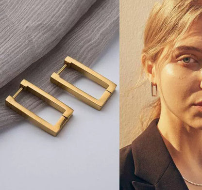 Cat's Eye Flower Earrings High Sense Geometry Earrings Jewelry Gym From House Gold