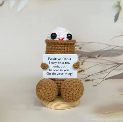 New Cute Positive Energy Pickle Doll Knitting Kids DealSniper.net JJ 1PCS