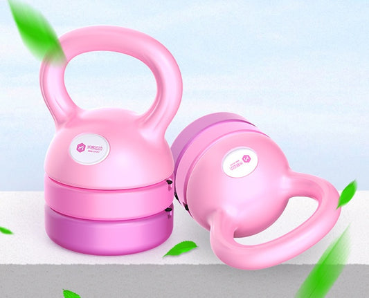 Adjustable Kettlebell Small Dumbbell Ladies Fitness Equipment Sports Gym From House