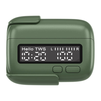 BPG Portable Wireless Bluetooth Headset Digital Display Clock Electronics dealsniper-net