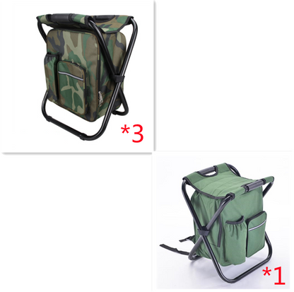 Multifunction Outdoor Folding Chair Ice Cooler Picnic Bags Camping