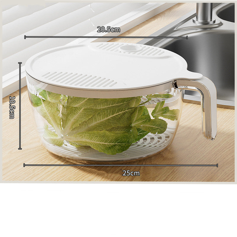 Multifunctional Drainage Basin For Domestic Kitchen Rice Fruit Washing Basket Vegetable Basket Wash Multi Function Kitchen Gadgets Kitchen dealsniper-net White L